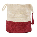 19" Ivory Nesting Jute Basket