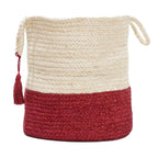 19" Ivory Nesting Jute Basket