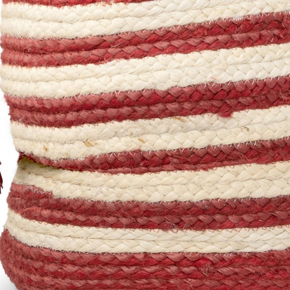 17" Ivory Nesting Jute Basket