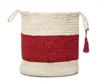 19" Ivory Nesting Jute Basket