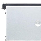 24" Black Metal Electric Fireplace Insert With LED