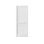 80" X 24" White Wood Slab Door