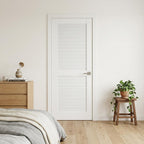 80" X 24" White Wood Slab Door
