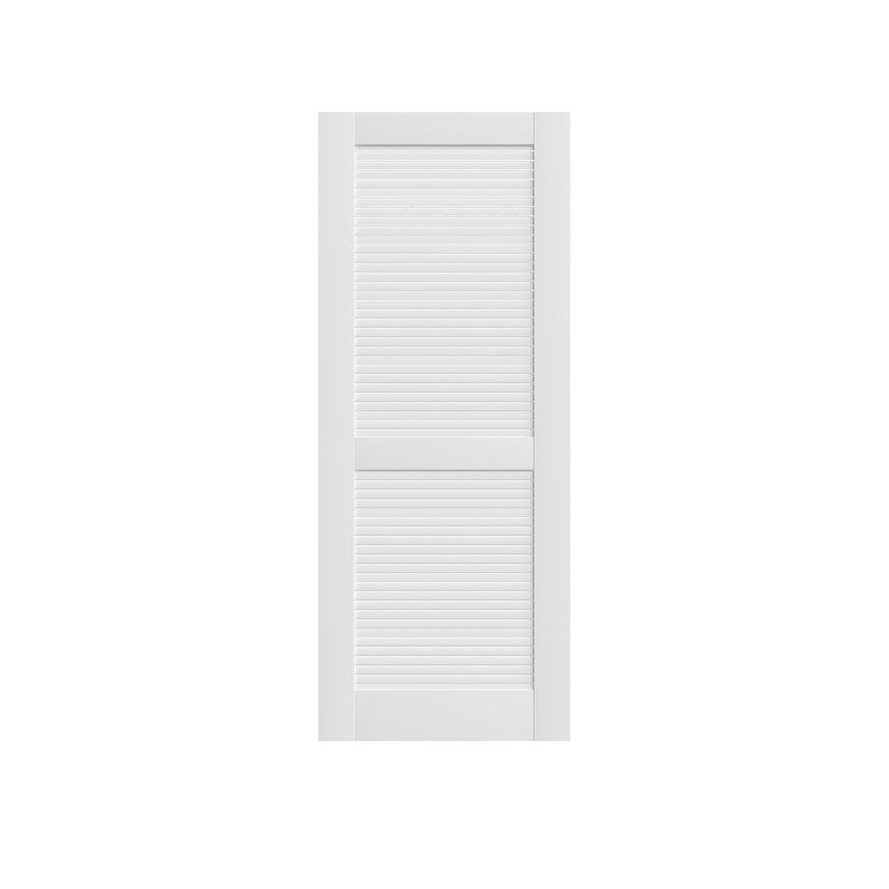 80" X 24" White Wood Slab Door