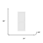 80" X 24" White Wood Slab Door