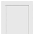 80" X 28" White Wood Slab Door