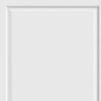 80" X 32" White Wood Slab Door