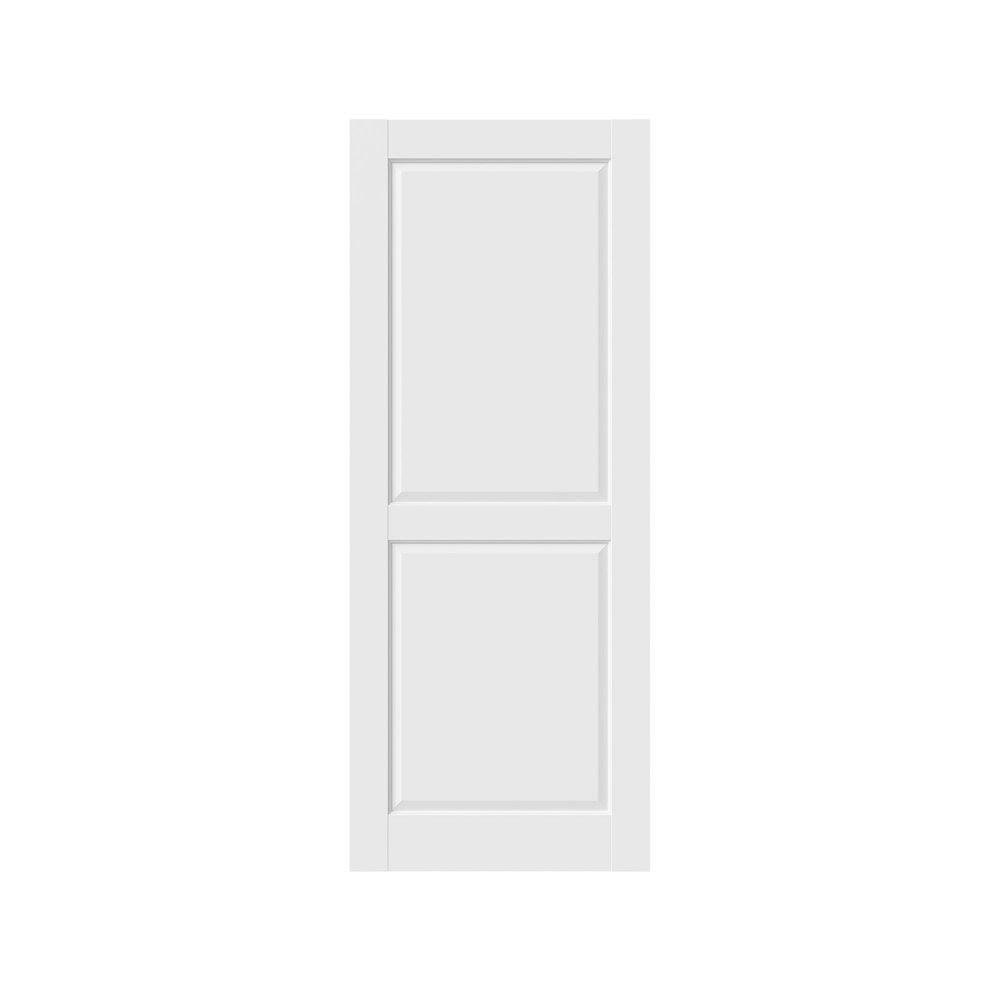 80" X 32" White Wood Slab Door
