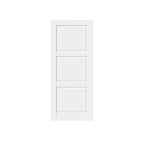 80" X 28" White Wood Slab Door