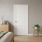 80" X 28" White Wood Slab Door