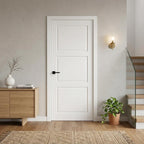 80" X 30" White Wood Slab Door