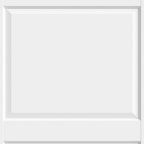 80" X 32" White Wood Slab Door