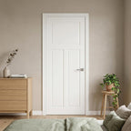 80" X 24" White Wood Slab Door