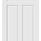 80" X 24" White Wood Slab Door