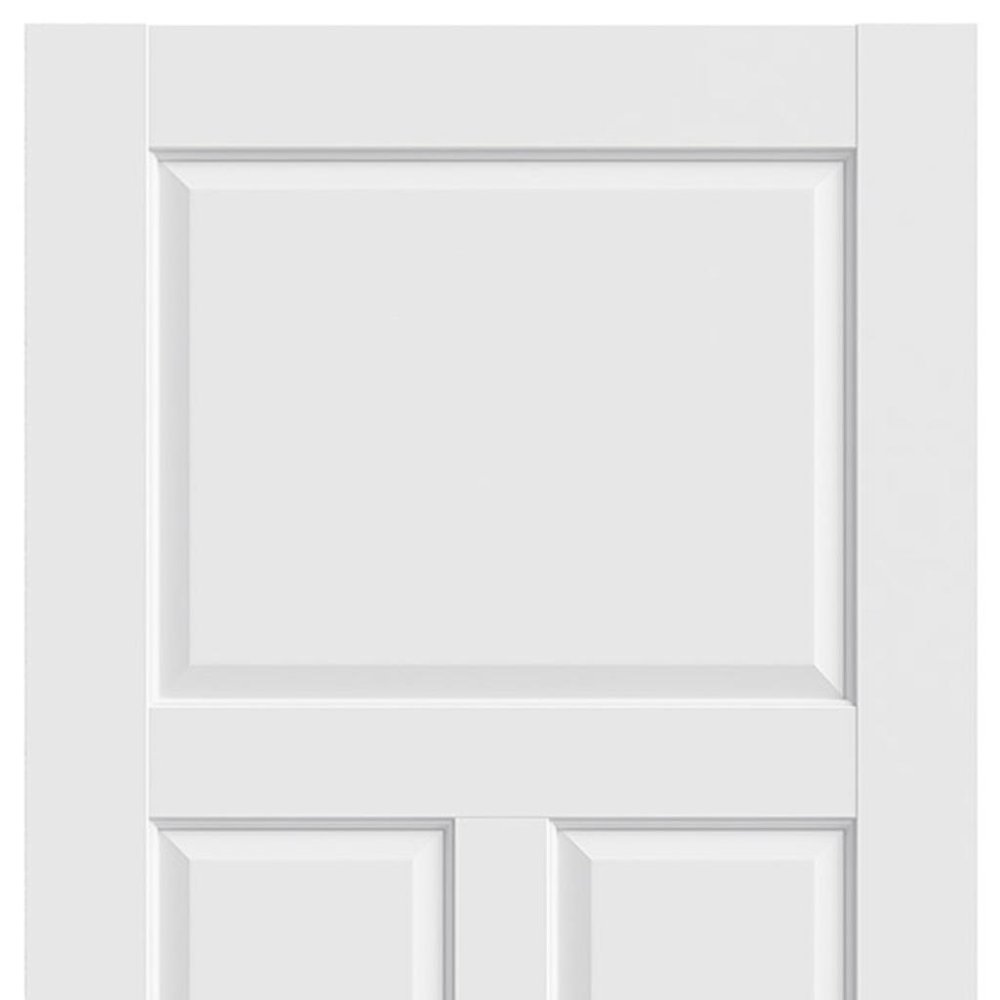 80" X 28" White Wood Slab Door