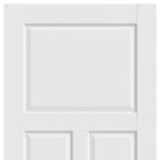 80" X 30" White Wood Slab Door