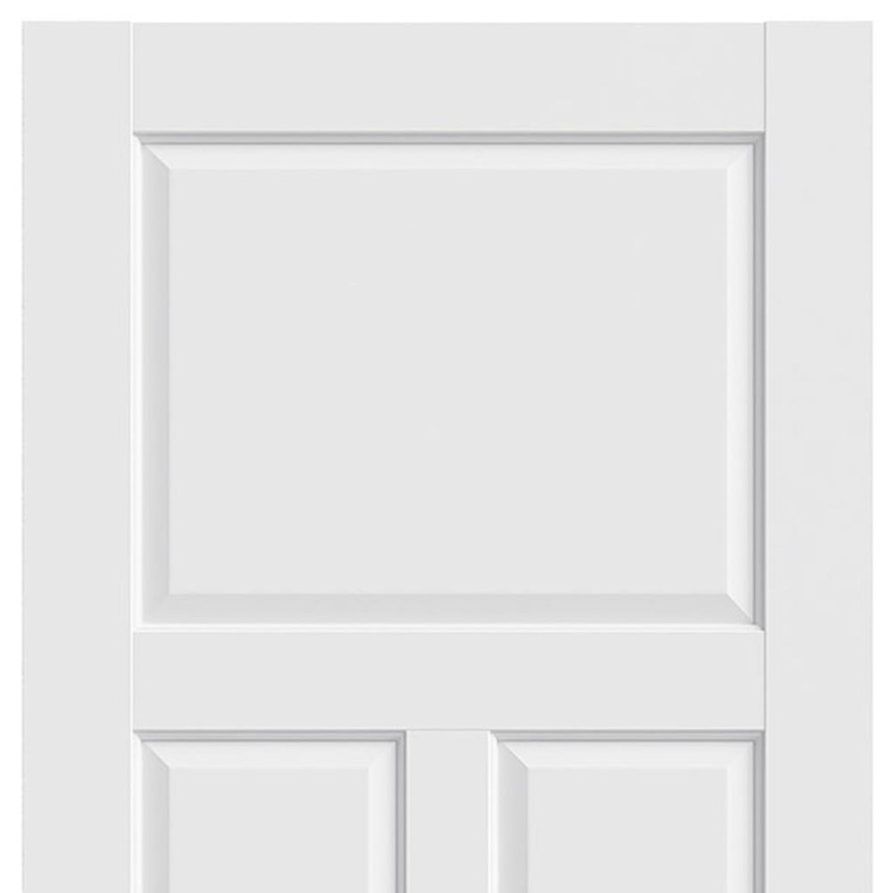 80" X 32" White Wood Slab Door