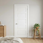 80" X 24" White Wood Slab Door