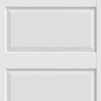 80" X 24" White Wood Slab Door