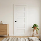 80" X 28" White Wood Slab Door