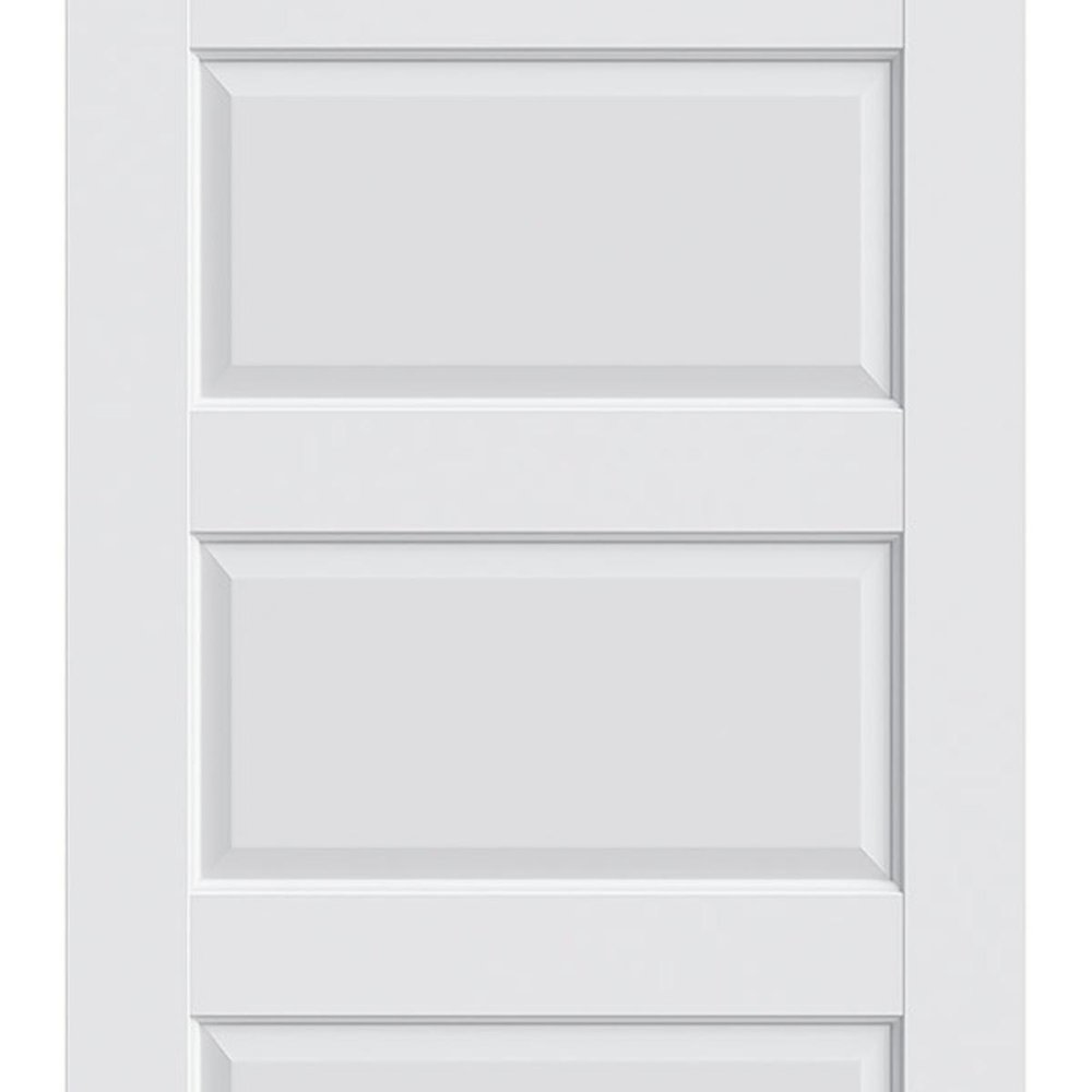 80" X 28" White Wood Slab Door
