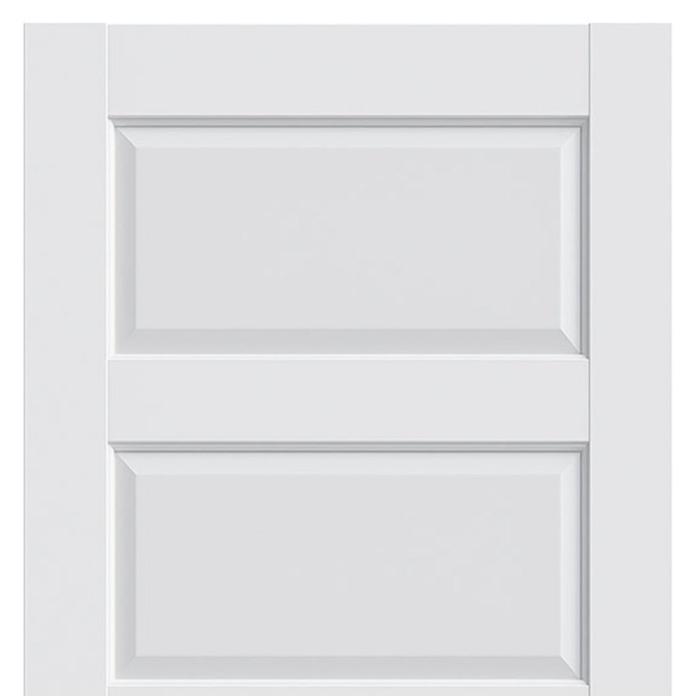 80" X 30" White Wood Slab Door