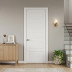 80" X 30" White Wood Slab Door