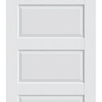 80" X 30" White Wood Slab Door