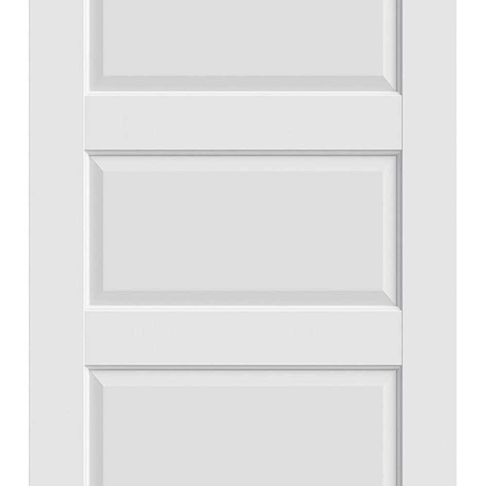 80" X 32" White Wood Slab Door