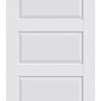 80" X 32" White Wood Slab Door