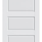 80" X 36" White Wood Slab Door