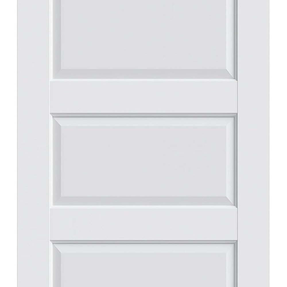 80" X 36" White Wood Slab Door