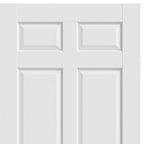 80" X 30" White Wood Slab Door