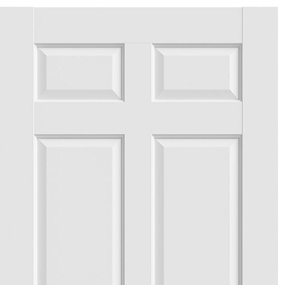 80" X 30" White Wood Slab Door