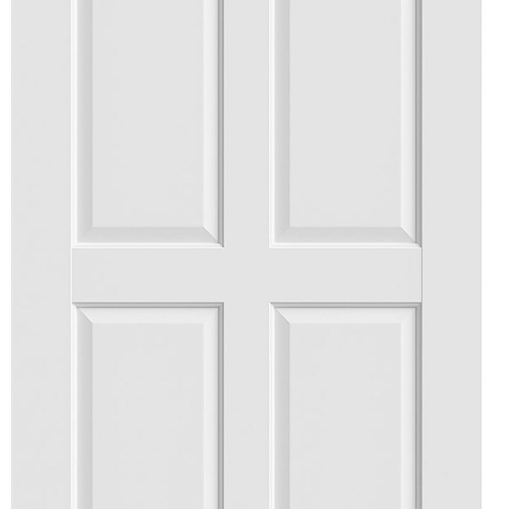 80" X 30" White Wood Slab Door