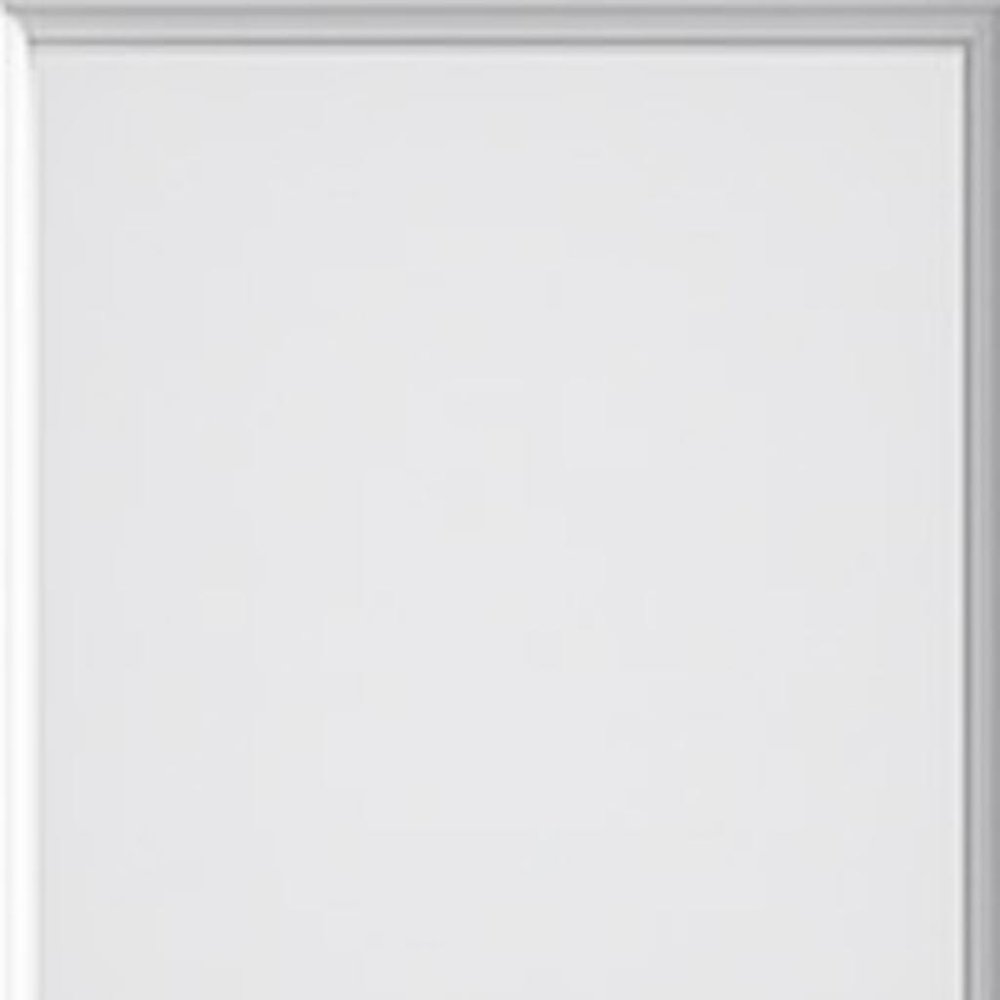 80" X 24" White Glass French Doors