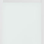 80" X 24" White Wood And Glass Slab Door