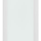 80" X 30" White Wood And Glass Slab Door