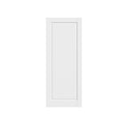 80" X 20" White Wood Slab Door