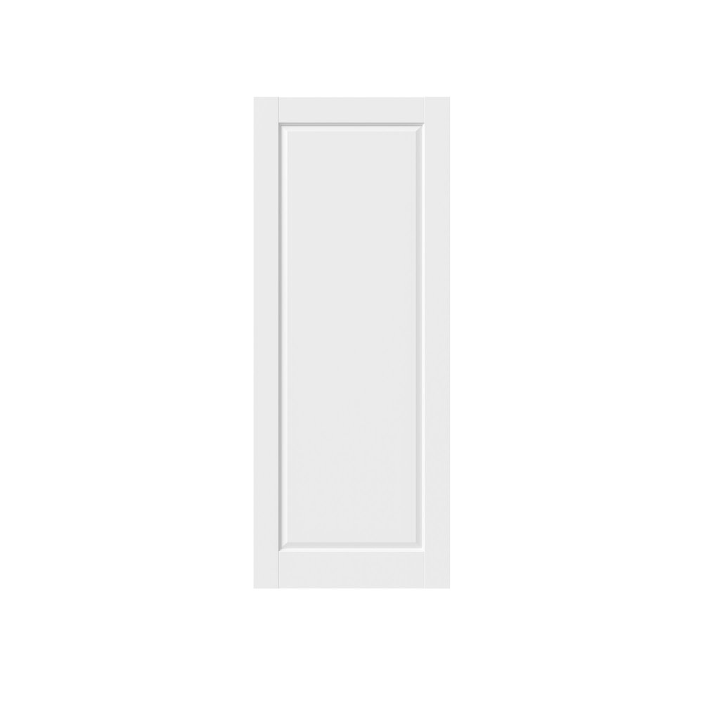 80" X 20" White Wood Slab Door