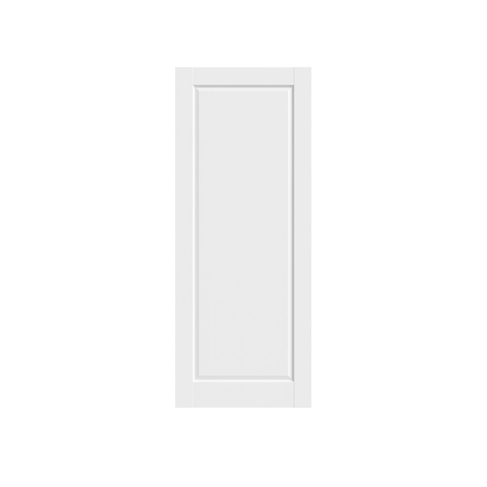 80" X 24" White Wood Slab Door
