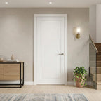 80" X 24" White Wood Slab Door