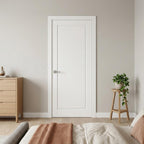 80" X 28" White Wood Slab Door