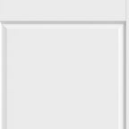 80" X 32" White Wood Slab Door