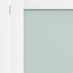Set Of Two 78" X 32" White Glass Bi-Fold Door