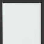 80" X 28" Black Glass French Doors
