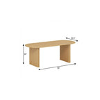 79" Black Solid Wood Double Pedestal Base Oval Dining Table
