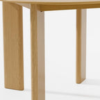 42" Black Solid Wood Round Top Dining Table