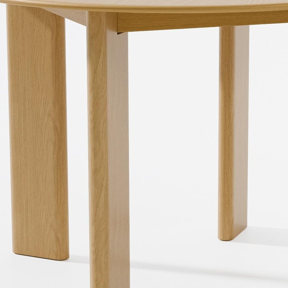 42" Black Solid Wood Round Top Dining Table