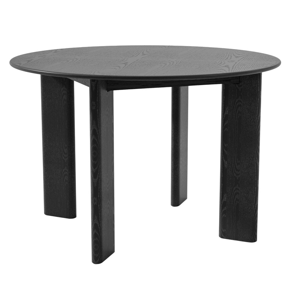 45" Walnut Solid Wood Round Top Dining Table